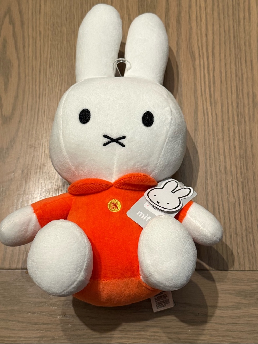 Miffy 12” Plush Rabbit Orange Outfit BNWT